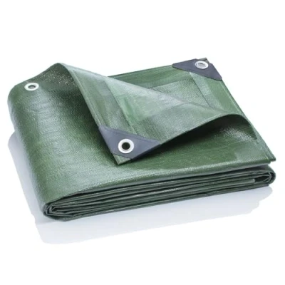 Abbildung von GardenMate 3x4m 120g/m² Gewebeplane Grün Abdeckplane Schutzplane Bootsplane