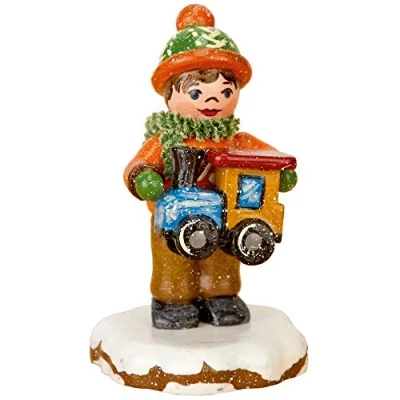 Abbildung von Hubrig Volkskunst Winterkinder Paulchens Weihnachtswunsch* Höhe 5 cm