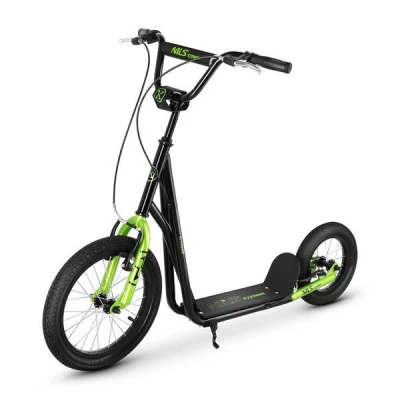 Abbildung von NILS EXTREME Cityroller Scooter Roller Tretroller große Reifen für unwegsames Gelände Grün