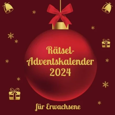 Abbildung von Rätsel Adventskalender 2024 für Erwachsene: Täglicher Rätselspaß mit Sudoku, Wortsuche und Labyrinth
