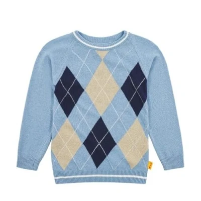 Abbildung von Steiff Pullover EU Größe 116 Lavender Lustre, Pulli langärmelig, Kinder Pulli, Rundkragen, warm und bequem, waschmaschinenfest