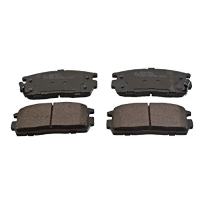 Abbildung von BLUE PRINT ADG04281 Bremsbelagsatz Hinterachse mit akustischer Verschleißwarnung Anti Quietsch Blech CHEVROLET: Captiva, OPEL: Antara