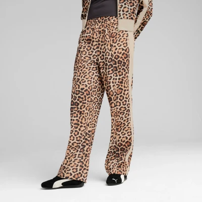 Abbildung von Puma T7 LEO LUXE Straight Pants Jogginghose, Damen, Größe: XS, Alpine snow