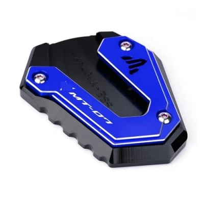 Abbildung von Seitenständer Vergrößerer Für Yam&amp;aha MT 07 2021 2022 MT07 MT09 Tracer 700/900/GT TRACER9/7/GT Motorrad CNC Ständer Fuß Seite Stehen Verlängerung Pad