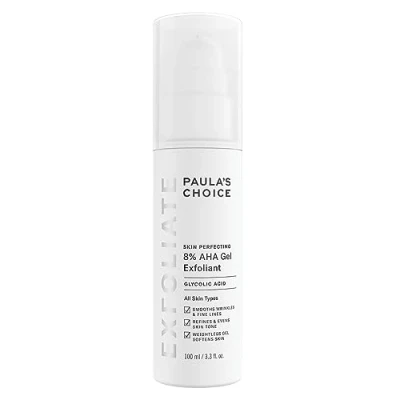 Abbildung von Paula&#039;s Choice Gesichtspflege Skin Perfect 8% AHA Peeling Gel Ultra leichtes Gesichtspeeling Gel, 1 tlg.