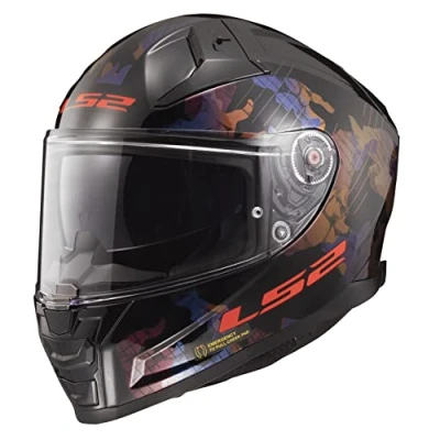 Abbildung von LS2, Integralhelme motorrad VECTOR II KAMO black blue, XL