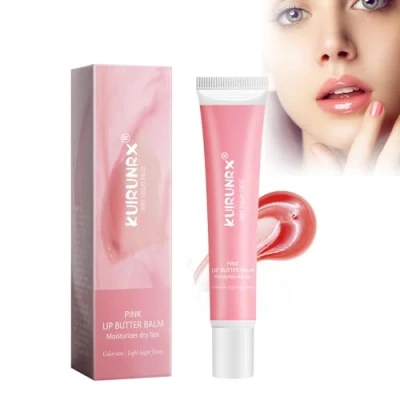 Abbildung von KUIRUNRX® Lip Butter Balm, Lippenbutter Balsam, Feuchtigkeitsspendender Lippenbalsam, Für Einen Hauch Von Farbe, Pflegende Lippenmaske Und Lippenbalsam