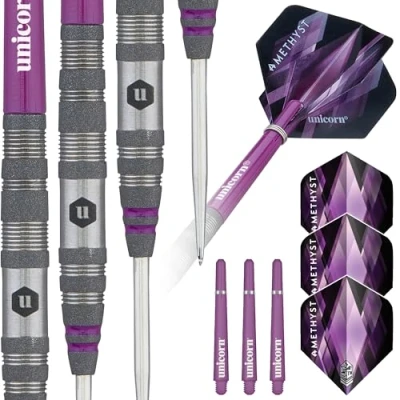 Abbildung von Unicorn Amethyst 2 Dartpfeile Set, violett, 21 g