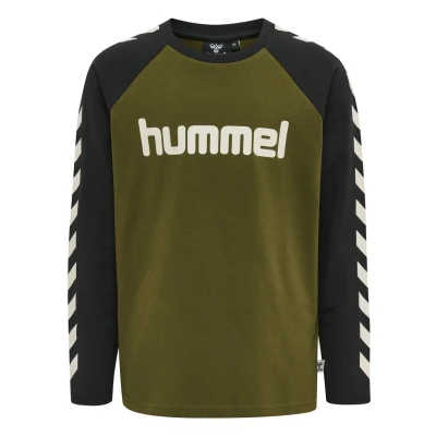 Abbildung von Hummel Langarmshirt für Kinder, Größe: 104, Dark olive