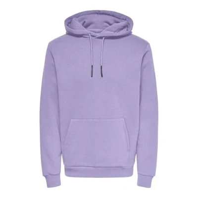 Abbildung von ONLY &amp; SONS Herren ONSCERES Hoodie Sweat NOOS Kapuzenpullover, Lavender, XXL