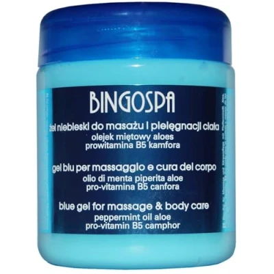 Abbildung von Blaues Massage Gel für Muskelschmerzen und Gelenkschmerzen 500 ml BINGOSPA