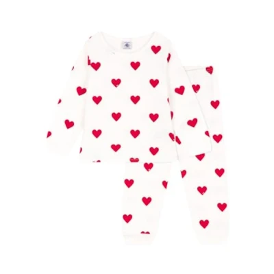Abbildung von Petit Bateau Massue Nachtwäsche Set für Kinder, Größe: 110, Marshmallow/terkuit