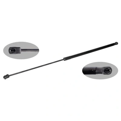 Abbildung von FEBI BILSTEIN 103839 Motorhaubendämpfer Wechselintervall/Austauschdatum gemäß Aufdruck Gasfeder rechts 200 AUDI: A3 Sportback