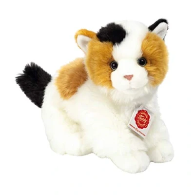 Abbildung von Teddy Hermann® Kuscheltier Glückskatze 24 cm, zum Teil aus recyceltem Material