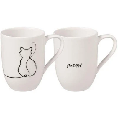 Abbildung von Villeroy &amp; Boch Statement Cat Henkelbecher 0,29l Set 2tlg
