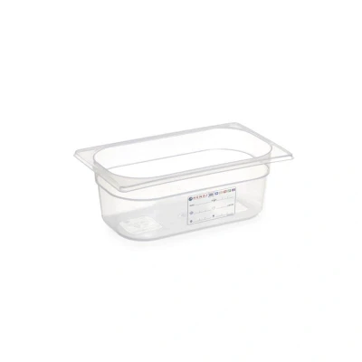 Abbildung von HENDI Aufbewahrungsbehälter GN 1/4 HACCP 150 mm Tiefe 4 Liter PP Kunststoff, Gastro Behälter kaufen