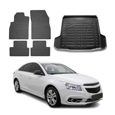 Abbildung von OMAC 1607YPS1 484 Fußmattensatz Gummi 5 schwarz CHEVROLET: Cruze Limousine