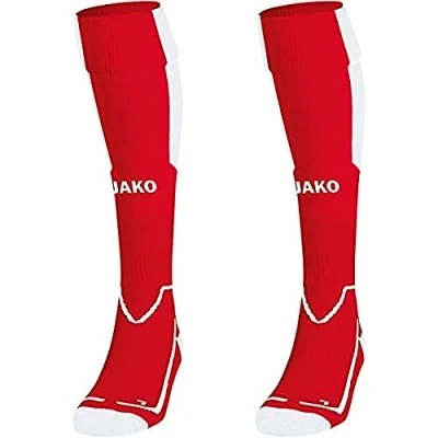 Abbildung von JAKO Unisex steunkousen Lazio Stutzenstrumpf, Mehrfarbig(rot/Weiß), 35 38 EU