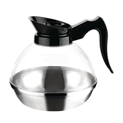 Abbildung von Buffalo CY339 Kaffeekanne aus Polycarbonat mit St. Sockel, transparent, 1,7 l Fassungsvermögen, 173 mm Höhe, 208 Durchmesser