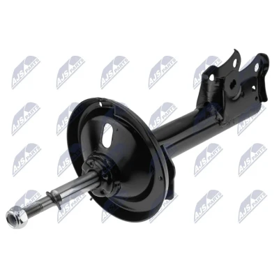 Abbildung von NTY A ME 021 Stoßdämpfer Vorderachse Gasdruck Federbein oben Stift MERCEDES BENZ: Klasse (W168) 140 1.4, 160 1.6, CDI 1.7, 170 1.7