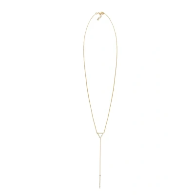 Abbildung von Elli Triangle Basic Halskette, Damen, Größe: 60, Goldfarben