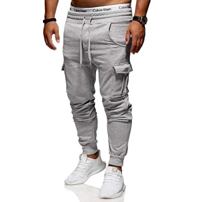 Abbildung von Rello &amp; Reese Cargo Trainingshose Sporthose Freizeithose Jogger Chino T 31 [Grau,