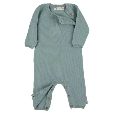 Abbildung von Sterntaler Knitted Romper Jumpsuit für Kinder, Größe: 80, Green