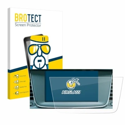Abbildung von BROTECT Schutzglas für Opel Grandland X Hybrid 2020 IntelliLink 5.0 Schutzfolie Panzer Folie Glas [Extrem Kratzfest 9H, Anti Fingerprint,