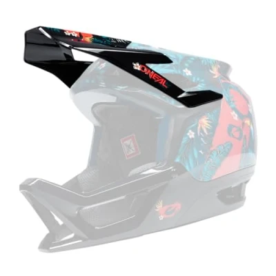 Abbildung von O&#039;NEAL Ersatzschirm Fahrrad Helm Mountainbike MTB für den Transition Helmet Rio V.22 Visor Erwachsene Rot L XXL