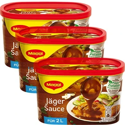 Abbildung von Maggi Jäger Sauce perfekt für Fleisch 200g 3er Pack