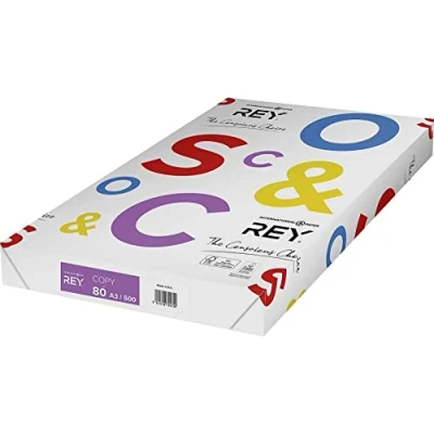 Abbildung von REY® COPY Reprografisches Papier, weiß, 80 g, A3, PEFC™, 500 Blatt