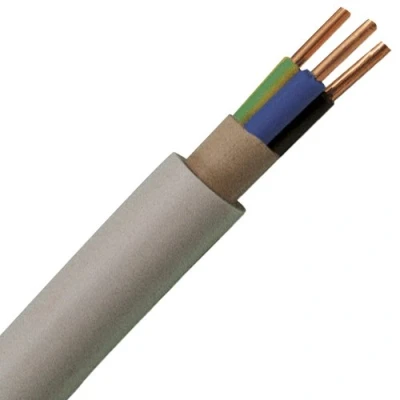 Abbildung von Kopp 153125003 Mantel Leitung NYM J, 3 x 2.5 mm², 25 m, grau