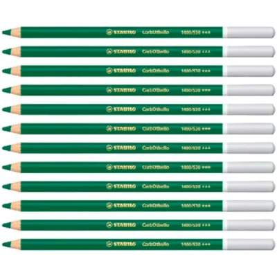 Abbildung von Pastellkreidestift STABILO CarbOthello 12er Pack smaragdgrün