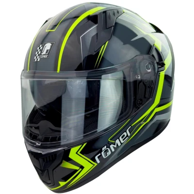 Abbildung von RÖMER HELME Motorradhelm Integralhelm Eifel, mit integriertem Sonnenvisier