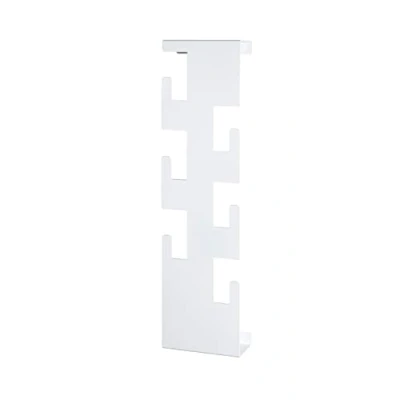 Abbildung von HAKU Möbel Wandgarderobe weiß, Stahl Maße: B 15 cm x H 60 T 8 cm, Style: Modern