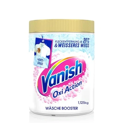 Abbildung von Vanish Oxi Action Fleckenentferner Wäschebooster Powerweiss 1125 g Spezialwaschmittel