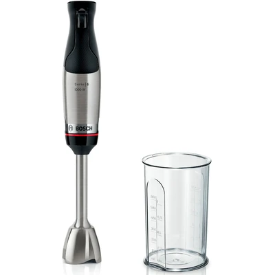 Abbildung von BOSCH Stabmixer &quot;ErgoMaster Serie 6 MSM6M610&quot;, 1000 W, Edelstahl Mixstab, Mix /Messbecher Edelstahl/schwarz