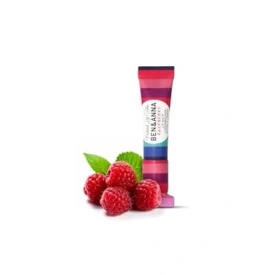 Abbildung von Ben &amp; Anna Vegane Lippenpflege für trockene Lippen mit Erdbeer Geschmack Nachhaltig verpackt Zertifizierte Naturkosmetik Ohne Plastikverpackung 1er Pack (6g, Himbeere)