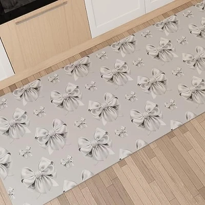 Abbildung von PETTI Artigiani Italiani Teppich für Küche, rutschfest und waschbar, 52 x 140 cm, Design Vietri 01, 100% Made in Italy