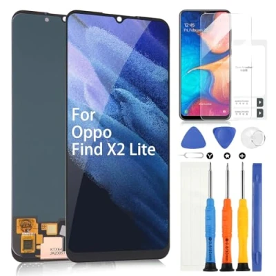 Abbildung von ARSSLY Bildschirm für Oppo Find X2 Lite CPH2005, 6,4 Zoll OLED LCD Display Touch Digitizer Glas Montage mit Werkzeugen