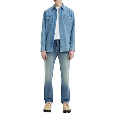 Abbildung von Levi&#039;s 501 Original Jeans Straight Leg, Größe: 29x32, Misty lake