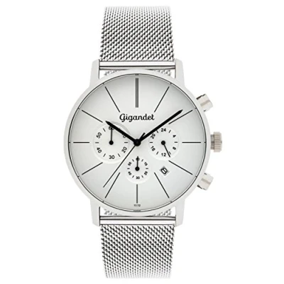Abbildung von Gigandet Minimalism Herren Armbanduhr Chronograph Quarz Analog mit Metallarmband G32 005