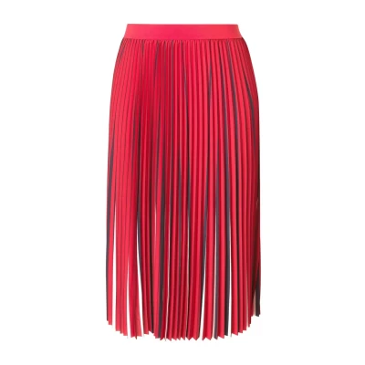 Abbildung von Ulla Popken POP Elastic Waist Alinienrock, Damen, Größe: 58/60, Lychee