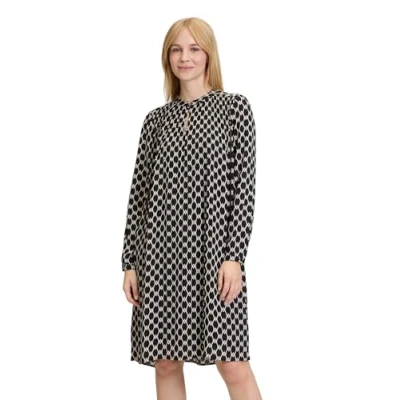 Abbildung von Betty Barclay MIT 3/4 ARM Freizeitkleid, Damen, Größe: 48, Schwarz beige