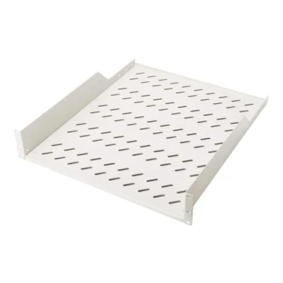 Abbildung von DIGITUS Professional DN 19 TRAY 2 55 Fachboden zum Festeinbau in 19&quot; Schränke Traglast 25 kg ab 800 mm Schranktiefe 2HE Farbe grau