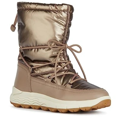 Abbildung von Geox Spherica Snowboot/Winterstiefel, Damen, Größe: 37, Dark taupe Schuhe