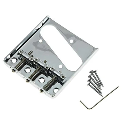 Abbildung von KAISH Northwest Guitars Gitarrensteg für Telecaster Gitarre, Vintage Stil, Chrom