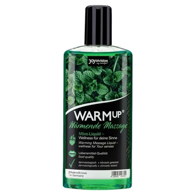 Abbildung von Massageliquid „WARMup“ mit Wärme Effekt