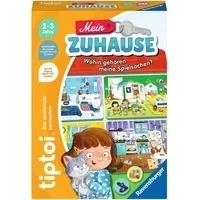 Abbildung von Ravensburger Puzzle tiptoi® Mein Zuhause, Puzzleteile, Made in Europe, FSC® schützt Wald weltweit