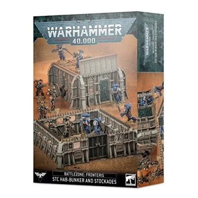 Abbildung von Games Workshop Warhammer 40.000 Battlezone Fronteris: STC Hab Bunker &amp; Stockades